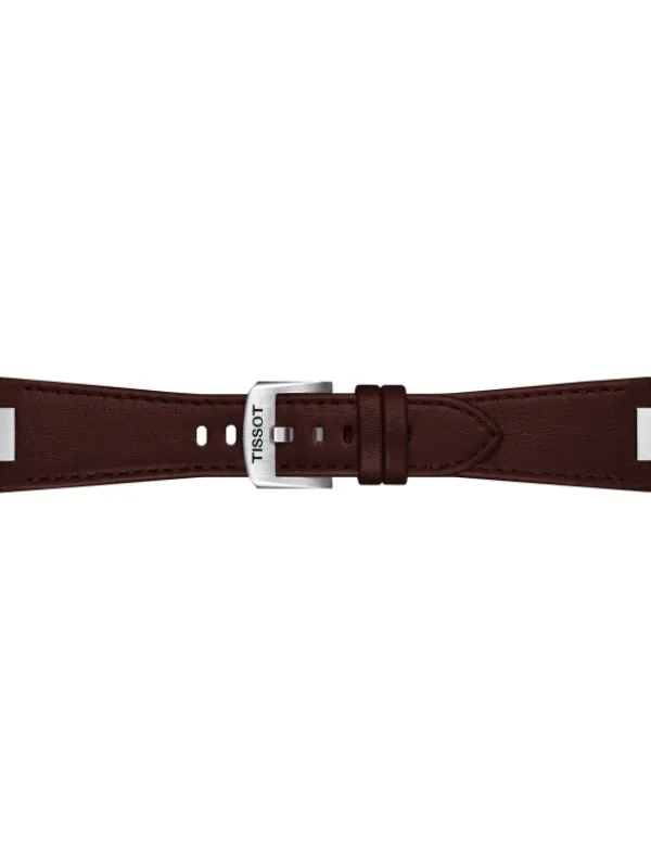 TISSOT Uhrenarmbänder-Lederarmband für PRX 35mm Braun T85.2.049.548