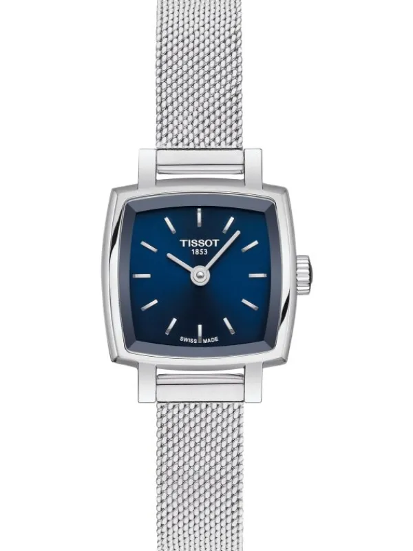 TISSOT Damenuhren-LOVELY, blue, Metallarmband T058.109.11.041.00