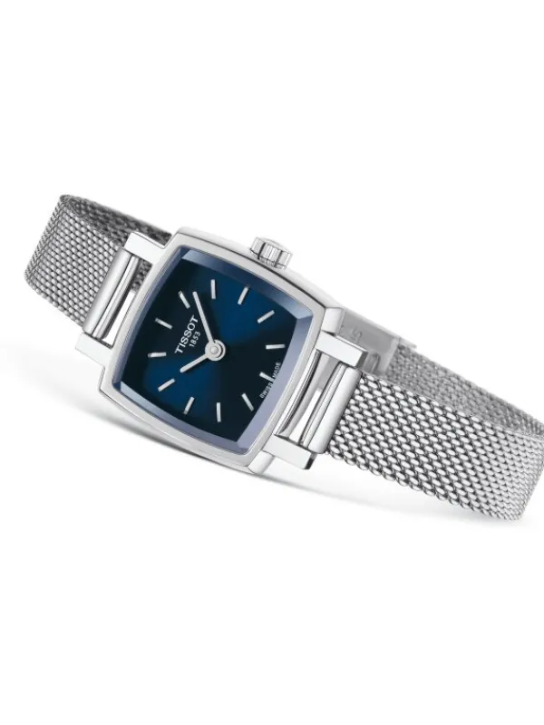 TISSOT Damenuhren-LOVELY, blue, Metallarmband T058.109.11.041.00