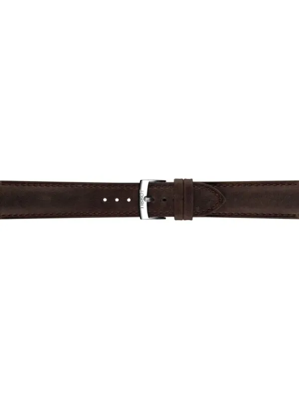 TISSOT Uhrenarmbänder | Zubehör-Original Lederarmband schwarz Bandanstoß 20 mm T85.2.049.057
