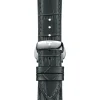 TISSOT Uhrenarmbänder-Original Lederarmband grau Bandanstoß 21 mm T85.2.0.45.750