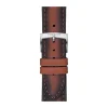 TISSOT Uhrenarmbänder-Original Lederarmband braun Bandanstoß 20 mm T85.2.0.46.842