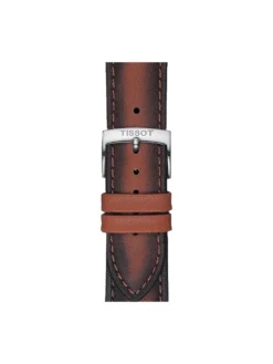 TISSOT Uhrenarmbänder-Original Lederarmband braun Bandanstoß 20 mm T85.2.0.46.842