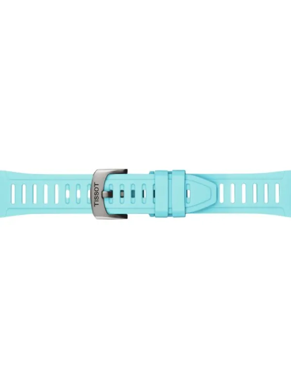 TISSOT Uhrenarmbänder-Original Band Silikon blau XS 21 mm t85.2.049.329