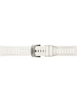 TISSOT Uhrenarmbänder-Original Band Silikon weiß 21 mm T85.2.049.245