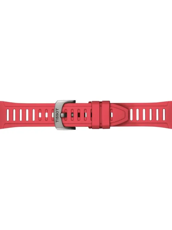 TISSOT Uhrenarmbänder-Original Band Silikon rot XS 21 mm T85.2.049.247