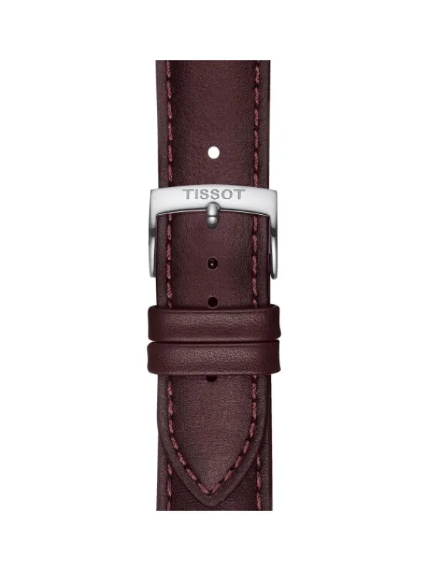 TISSOT Uhrenarmbänder-Original Lederarmband braun Bandanstoß 20 mm T85.2.0.46.838