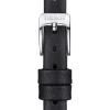 TISSOT Uhrenarmbänder-Original Lederarmband schwarz Bandanstoß 09 mm T85.2.0.43.159