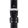 TISSOT Uhrenarmbänder-Original Lederarmband schwarz Bandanstoß 15 mm T85.2.0.43.622