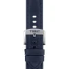 TISSOT Uhrenarmbänder-Original Lederarmband blau Bandanstoß 20 mm T85.2.0.46.831