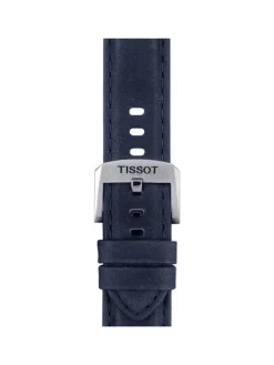 TISSOT Uhrenarmbänder-Original Lederarmband blau Bandanstoß 20 mm T85.2.0.46.831