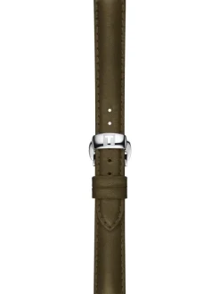TISSOT Uhrenarmbänder | Zubehör-Original Lederarmband Dunkelgrün 15/14 T85.2.046.066