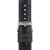 TISSOT Uhrenarmbänder-Original Lederarmband mit Kautschukelementen schwarz Bandanstoß 22 mm T85.2.0.46.761