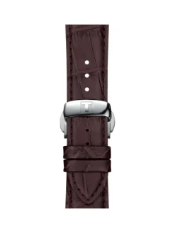 TISSOT Uhrenarmbänder-Original Lederarmband braun Bandanstoß 21 mm T85.2.0.45.399
