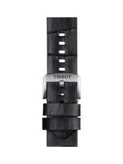 TISSOT Uhrenarmbänder-Original Lederarmband schwarz Bandanstoß 22 mm T85.2.0.46.775