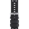 TISSOT Uhrenarmbänder-Original Lederarmband schwarz Bandanstoß 22 mm T85.2.0.46.810