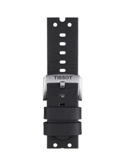 TISSOT Uhrenarmbänder-Original Lederarmband schwarz Bandanstoß 22 mm T85.2.0.46.810
