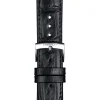 TISSOT Uhrenarmbänder-Original Lederarmband schwarz Bandanstoß 20 mm T85.2.0.43.012