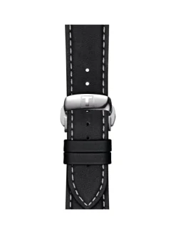 TISSOT Uhrenarmbänder-Original Lederarmband schwarz Bandanstoß 21 mm T85.2.0.44.599