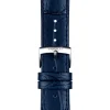 TISSOT Uhrenarmbänder-Original Lederarmband blau Bandanstoß 20 mm T85.2.0.41.534
