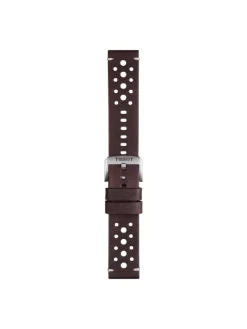 TISSOT Uhrenarmbänder-Original Lederarmband braun Bandanstoß 22 mm T85.2.0.46.777