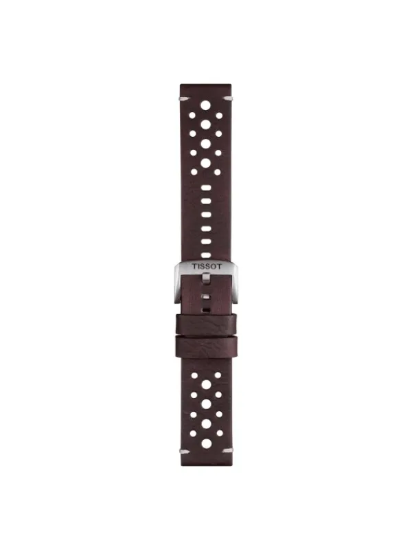 TISSOT Uhrenarmbänder-Original Lederarmband braun Bandanstoß 22 mm T85.2.0.46.777