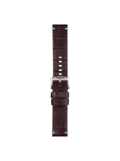 TISSOT Uhrenarmbänder-Original Lederarmband braun Bandanstoß 22 mm T85.2.0.46.773