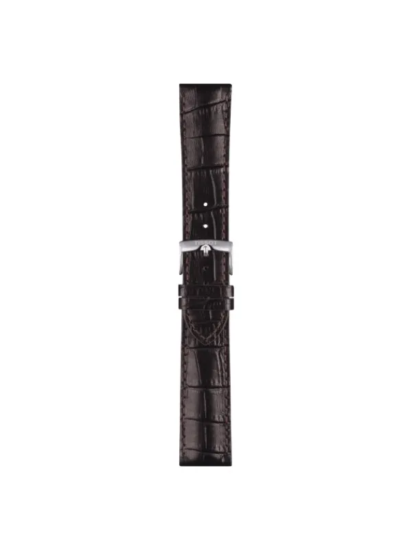 TISSOT Uhrenarmbänder-Original Lederarmband braun Bandanstoß 22 mm T85.2.0.41.655