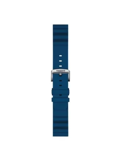 TISSOT Uhrenarmbänder | Zubehör-Original Silikonarmband blau Bandanstoß 22 mm T85.2.0.47.175