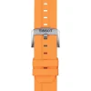 TISSOT Uhrenarmbänder-Original Silikonarmband orange Bandanstoß 22 mm T85.2.0.47.918