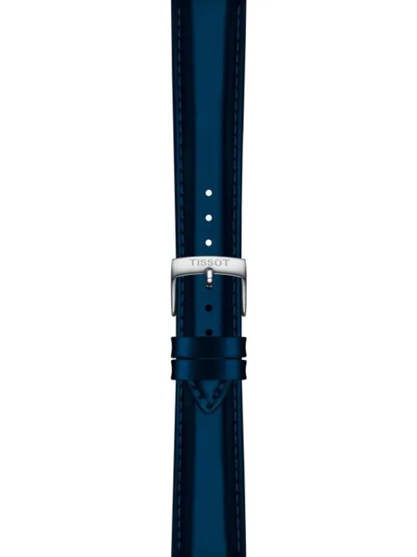 TISSOT Uhrenarmbänder-Original Synthetikarmband blau Bandanstoß 18 mm T85.2.048.150