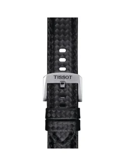 TISSOT Uhrenarmbänder-Original Textilarmband schwarz Bandanstoß 20 mm T85.2.0.46.829