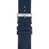 TISSOT Uhrenarmbänder-Original Textilarmband blau Bandanstoß 22 mm T85.2.0.46.783