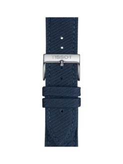 TISSOT Uhrenarmbänder-Original Textilarmband blau Bandanstoß 22 mm T85.2.0.46.783