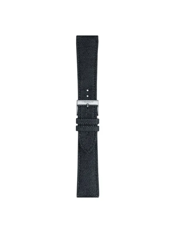 TISSOT Uhrenarmbänder-Original Textilarmband blau Bandanstoß 22 mm T85.2.0.46.779