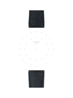 TISSOT Uhrenarmbänder-Original Textilarmband blau Bandanstoß 22 mm T85.2.0.46.779