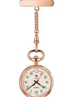 TISSOT Taschenuhren | Damenuhren-PENDANT LEPINE 'NURSE'S WATCH', rosé, Quartz T81.7.223.92