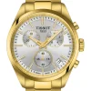 TISSOT Herrenuhren-PR 100 Chronograph goldfarben T150.417.33.031.00