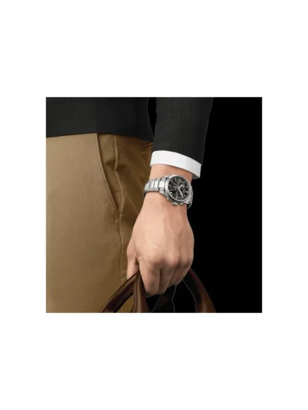TISSOT Herrenuhren-PR 100 Chronograph Grün T150.417.11.091.00