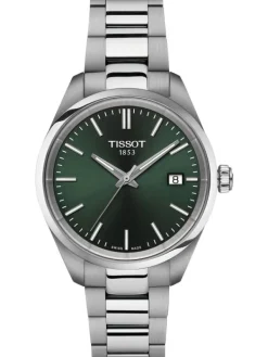 TISSOT Damenuhren-PR 100 Lady Quarz 34mm Grün T150.210.11.091.00