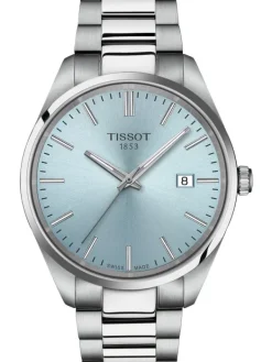TISSOT Herrenuhren-PR 100 Quarz 40mm Hellblau T150.410.11.351.00