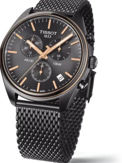 TISSOT Herrenuhren-PR100 CHRONO Quartz T101.417.23.061.00