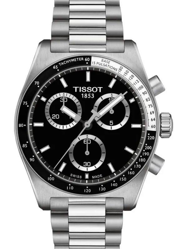 TISSOT Herrenuhren-PR516 Chronograph Schwarz T149.417.11.051.00