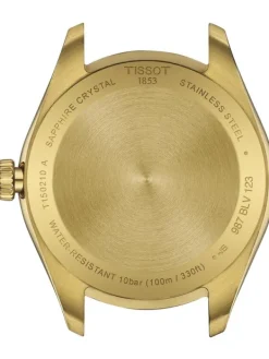 TISSOT Damenuhren-PR100 goldf. mit Metallband T150.210.33.021.00