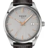 TISSOT Herrenuhren-PR100 Grau Braun T150.410.16.031.00