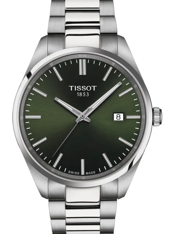 TISSOT Herrenuhren-PR100 Grün T150.410.11.091.00