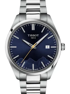 TISSOT Herrenuhren-PR100 Jungfraubahn Edition 40mm Blau T150.410.11.041.02