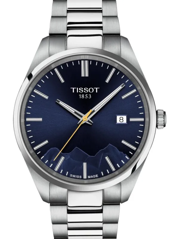 TISSOT Herrenuhren-PR100 Jungfraubahn Edition 40mm Blau T150.410.11.041.02
