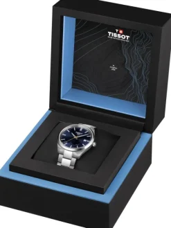 TISSOT Herrenuhren-PR100 Jungfraubahn Edition 40mm Blau T150.410.11.041.02