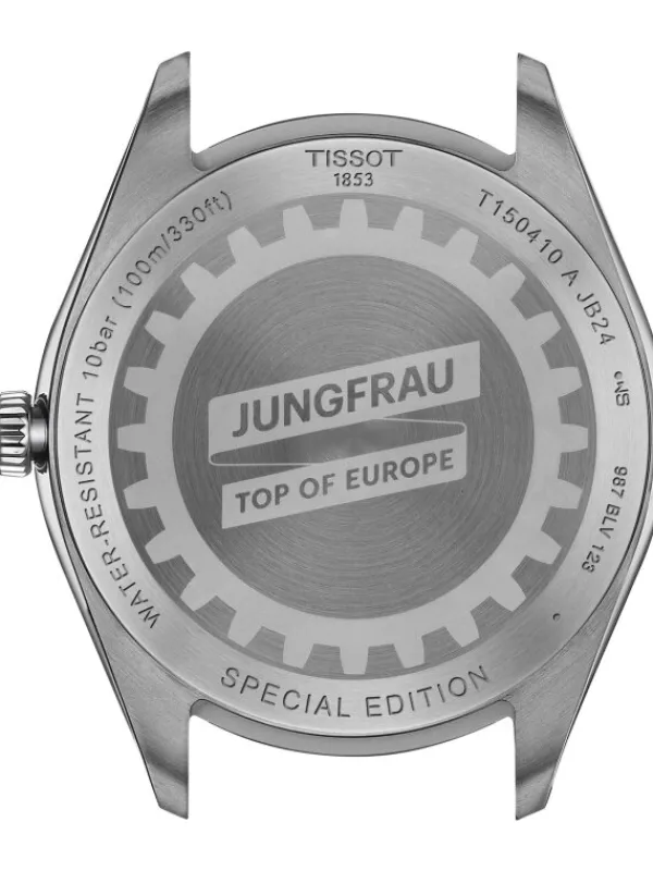 TISSOT Herrenuhren-PR100 Jungfraubahn Edition 40mm T150.410.11.031.00